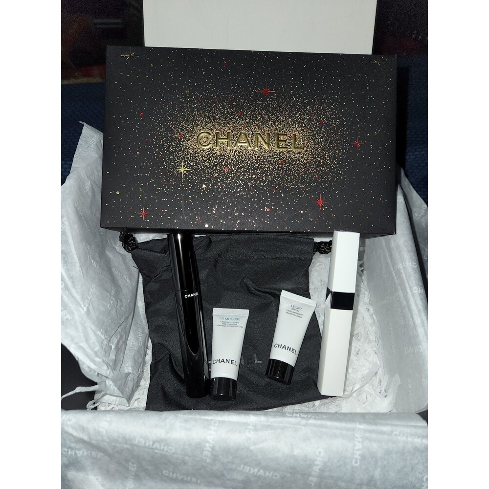 Chanel mascara primer cleanser serum bundle new in box
